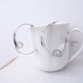 Bow hoop silver