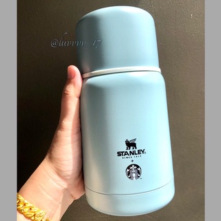 Starbucks STANLEY Stainless 24 Oz.Ash Blue Food Jar Thailand