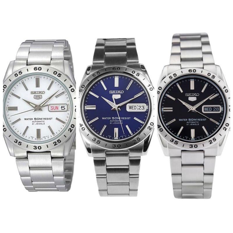 นาฬิกาข้อมือผู้ชาย Seiko 5 Automatic 21 Jewels