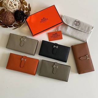 hermes wallet กระเป๋าสตางค์ใบยาว ผู้หญิง original หนังแท้ togo