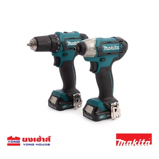 MAKITA ชุดสว่านไขควงไร้สาย COMBO CLX224X1 (DF333DZ+TD110DZ+BOX 12V MAX)ของแท้ 100 % B 88381876674