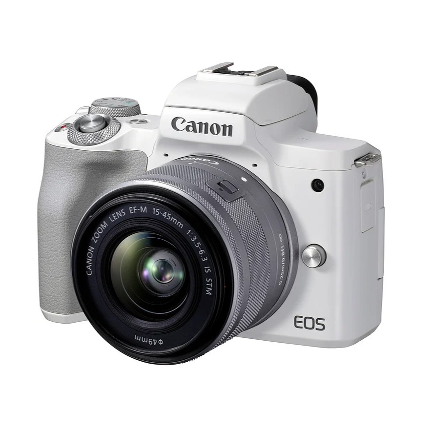 Canon EOS M50 Mark II kit 15-45mm Mirrorless (ตัวกล้องสีขาว)