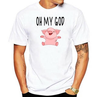 [COD]เสื้อยืดคอกลม พิมพ์ลาย Oh My God Pig Shane Dawson Whats Up Guys Humor Blackwhite สไตล์ 3xl สําหรับผู้ชายS-5XL