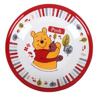 อุปกรณ์ใส่อาหาร จานลึกเมลามีน 7.75 นิ้ว FLOWERWARE POOH WOODLAND ใช้สำหรับใส่อาหารหรือผักผลไม้ตามที่ต้องการ