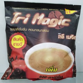 (🚩กาแฟเจ)Tri Magic Plus Coffee กาแฟ ทรีเมจิก พลัส 1 ถุง บรรจุ 20 ห่อ