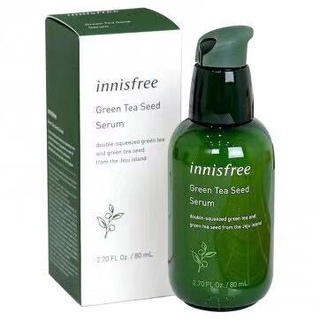 Innisfree เซรั่มเมล็ดชาเขียว 80 มล. (เวอร์ชั่นใหม่) เซรั่มบํารุงผิวหน้า