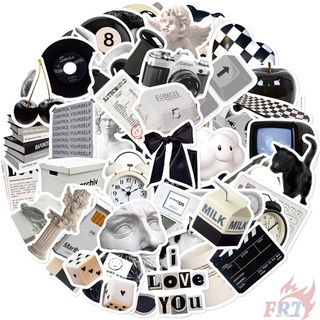 60Pcs/Set ❉ Nordic Classical Black &amp; White Style Series 01 สติ๊กเกอร์ ❉ Fashion DIY Waterproof Decals Doodle สติ๊กเกอร์