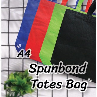 A-BAG-S-02 กระเป๋าผ้าสปันบอนด์ | Spunbond Totes Bag กระเป๋าใส่เอกสารขนาด A4