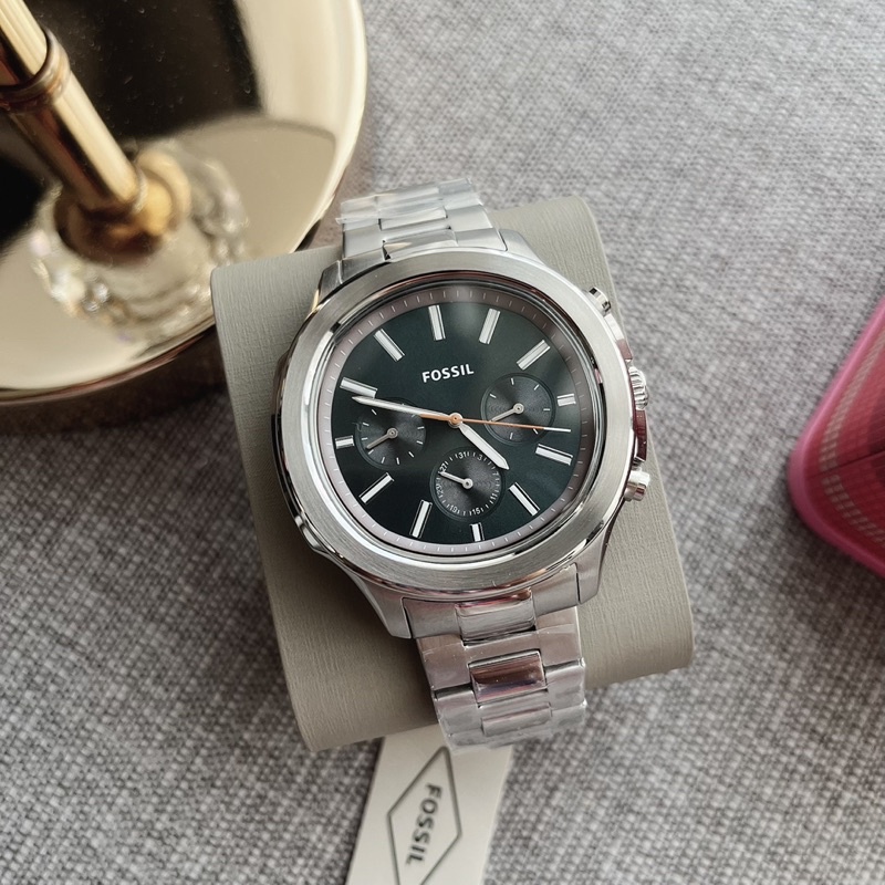 ✨ผ่อน0%แท้100%✨ นาฬิกาข้อมือ  FOSSIL  Windfield Multifunction Stainless Steel Watch BQ2619