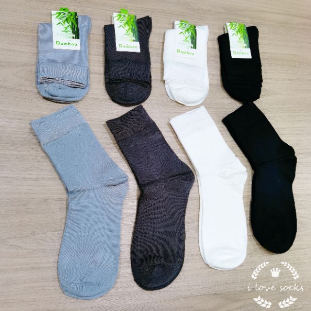 ถุงเท้าทำงานผู้ชาย การผลิตวัสดุเส้นใยไม้ไผ่สวมใส่จะไม่กลิ่น🎋🎋🎋Bambooคู่18บาท - รูปที่ 2