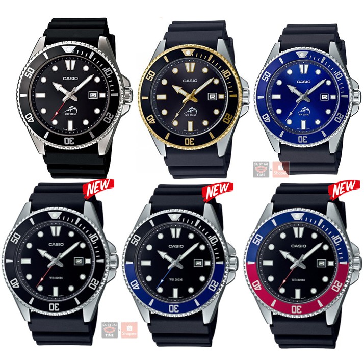 HOT แท้ศูนย์ 100% Casio Billgate Men's Casio Duro 200 MDV-106 Diver's Watch ประกันศูนย์ 1 ปี