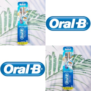 (Oral-B®) Pro-Flex Expert Clean 2 Toothbrushes ออรัลบี แปรงสีฟัน แปรงฟัน