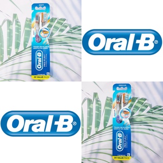 (Oral-B®) Pro-Flex Expert Clean 2 Toothbrushes ออรัลบี แปรงสีฟัน แปรงฟัน