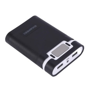 แบตเตอรี่สำรอง HAWEEL DIY 4 x 18650 Charger Box (Black), Portable Power Bank , Battery Not Included