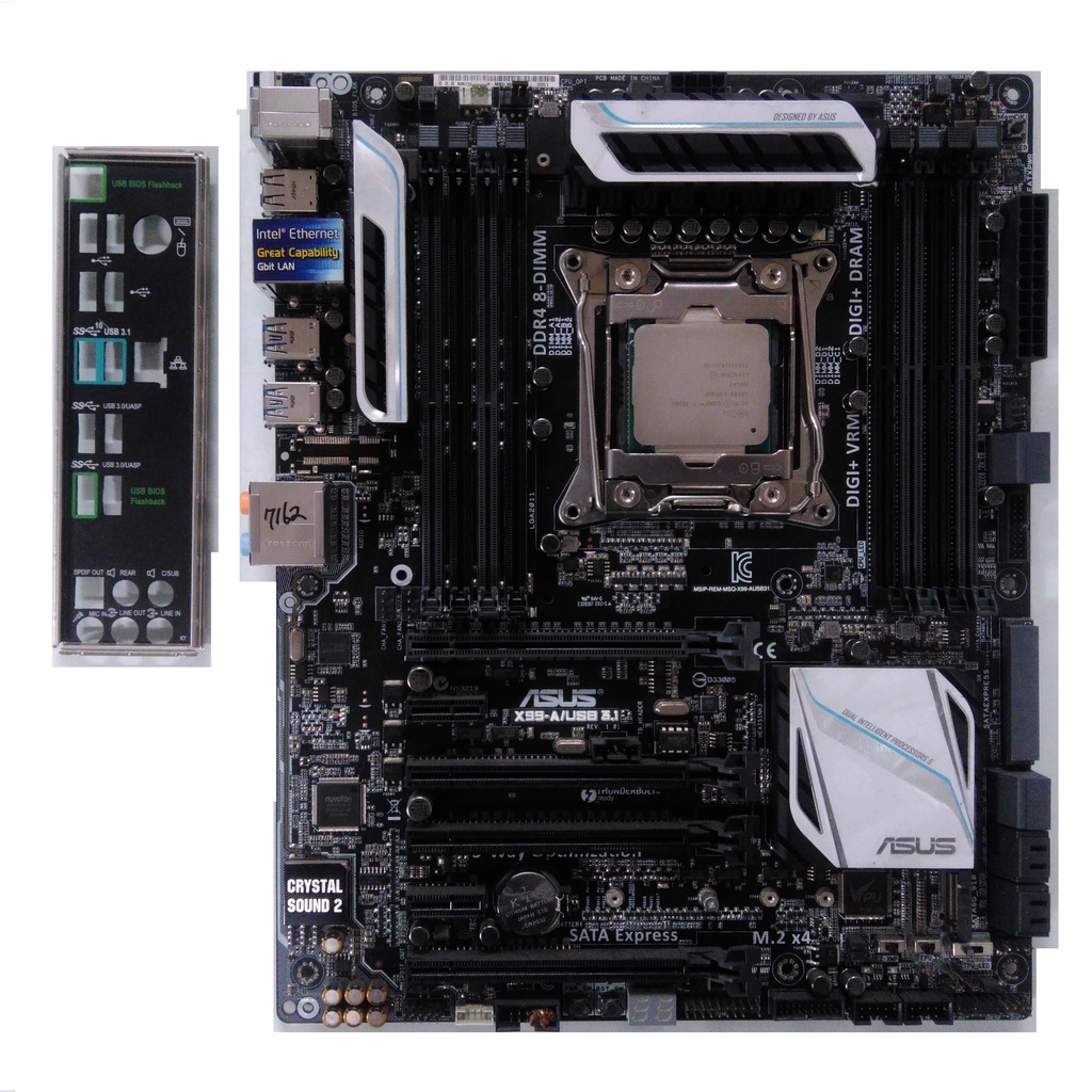 ASUS X99-A/USB 3.1: LGA 2011-v3, X99, SATA 6Gb/s, USB 3.1, USB 3.0, ATX