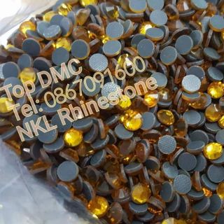 เพชรรีดร้อน สีเหลืองทอง เหลืองใส TOPAZ DMC  Hotfix Rhinestone เพชรรีดเกรดใสแวววาว