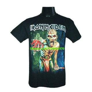 เสื้อวง Iron Maiden เสื้อวงดังๆ วินเทจ เสื้อวินเทจ ไอเอิร์นเมเดน ไอร่อน IRN1748สามารถปรับแต่งได้