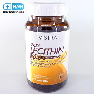 Vistra Soy Lecithin 1200mg Plus Vitamin E 90 แคปซูล