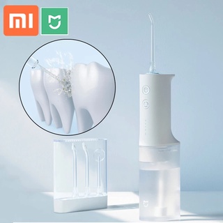 Xiaomi เครื่องทําความสะอาดฟันแบบพกพา Irrigator Irrigator Water Flosser 200 มล. 1400/นาที MEO701