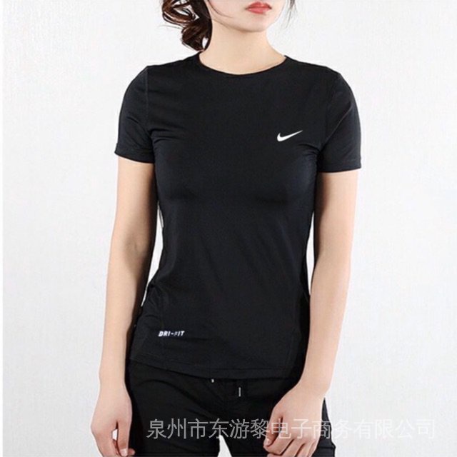 Nk pro hypercool เสื้อยืด คอวี แห้งเร็ว เหมาะกับการเล่นกีฬา สําหรับผู้หญิง H3F3