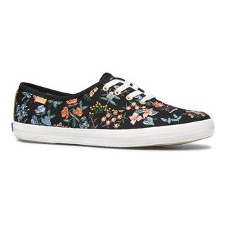 Keds รุ่น Champion Rpc Embr Wildflower รองเท้าผ้าใบ ผู้หญิง สี BLACK MULTI - WF63849