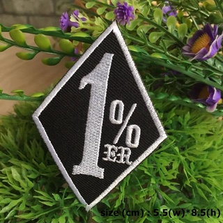 1%er ตัวรีดติดเสื้อ อาร์มรีด อาร์มปัก ตกแต่งเสื้อผ้า หมวก กร…