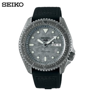 NEW SEIKO 5 SPORTS AUTOMATIC "STREET STYLE" สายยางแต่งหนัง รุ่น SRPE79K1