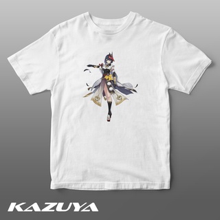 เสื้อยืดผู้ Kazuya TM-0203 GENSHIN IMPACT เสื้อยืด - SARA - Game S-5XL