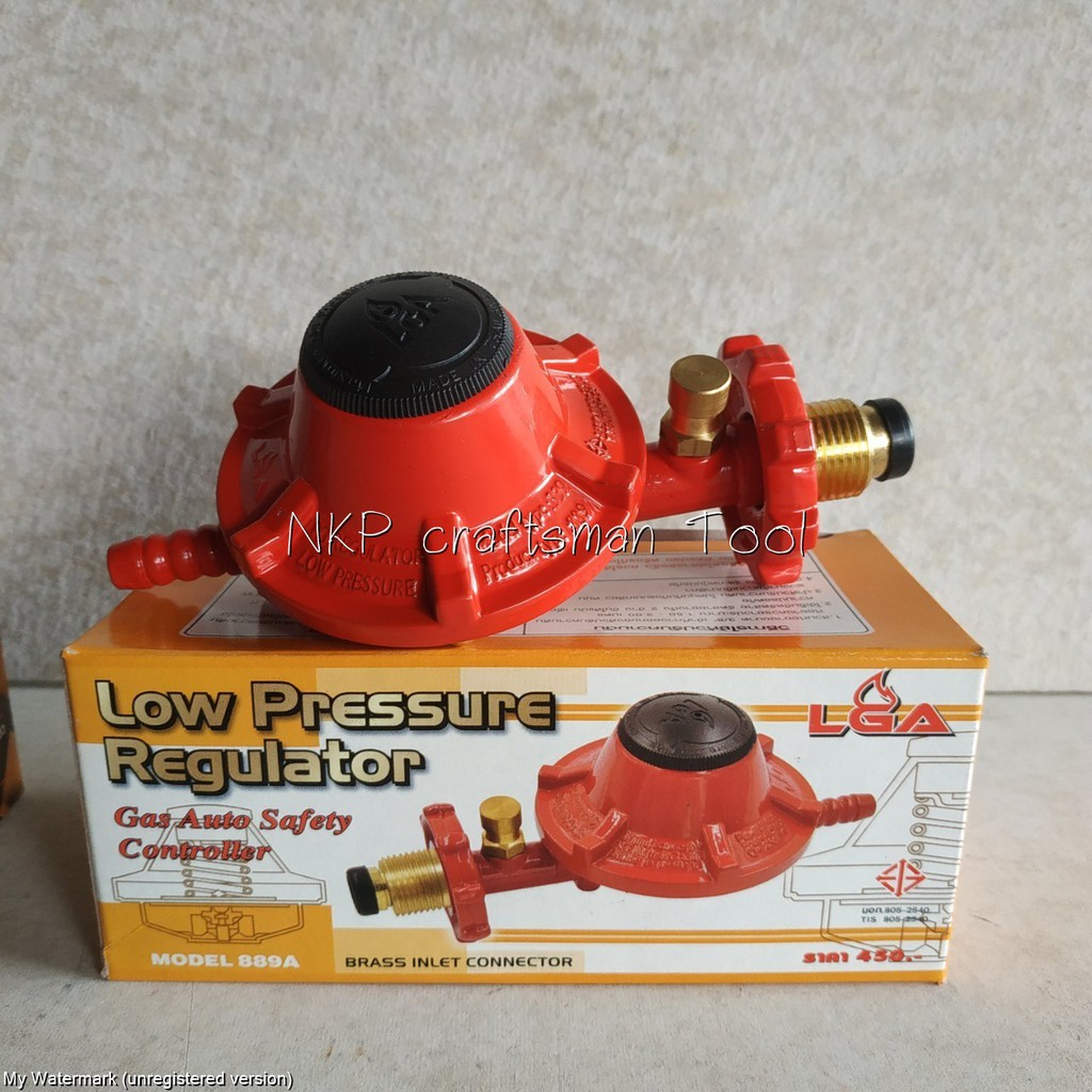 ชุดหัวปรับแก๊สแรงดันต่ำ  ยี่ห้อ LGA เตาแก๊ส LGA Safety Low Pressure ของแท้ 100% ทนทานงานดีมากๆ - รูปที่ 2