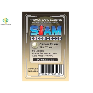 Siam Board Game Sleeve Cream Pearl (กล่อง) การ์ดเกมส