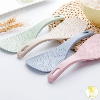 ทัพพีตักข้าว ข้าวไม่ติดทัพพี ทำจากฟางข้าวสาลี  ช้อนข้าว wheat straw spoon