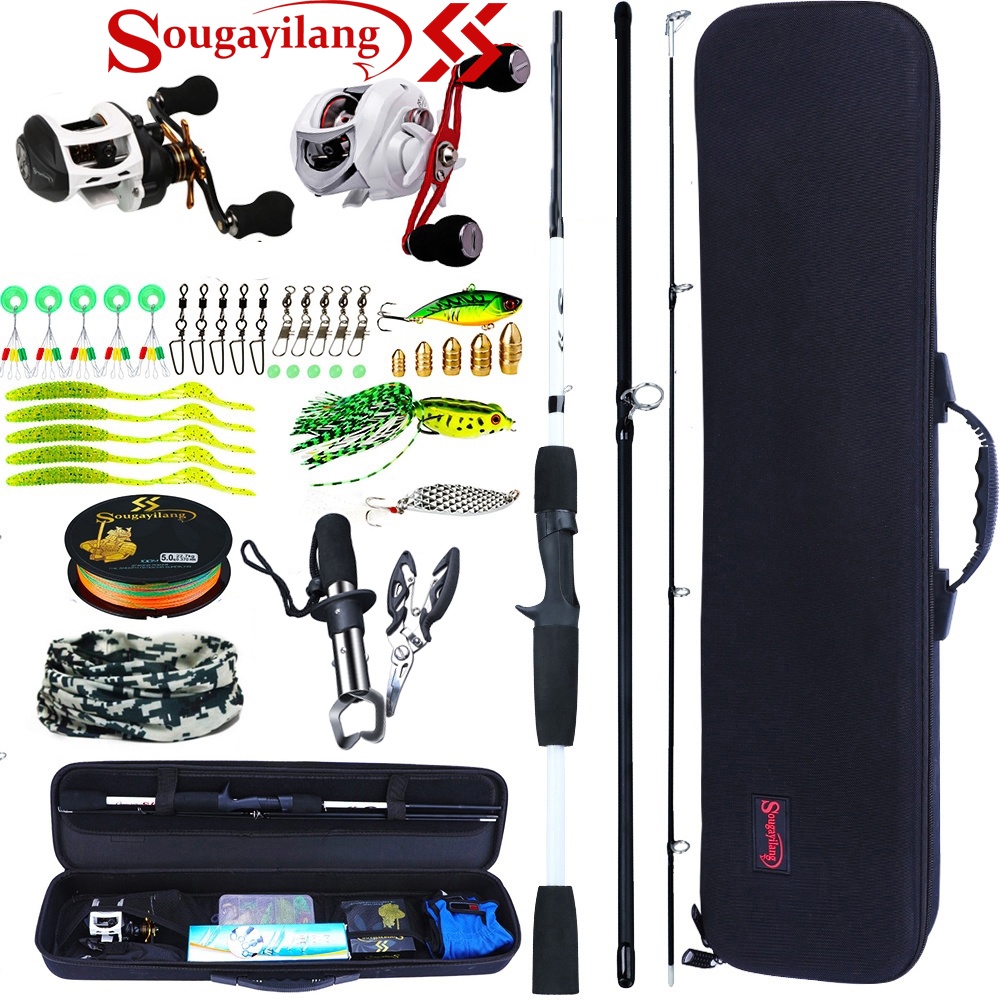 Fishing Rod Reel Bag Fishing Accessories Combos Portable 3 Sections ...