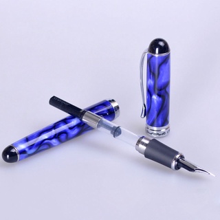 Jinhao X750 ปากกาหมึกซึม ขนาดกลาง 0.5 มม. สีฟ้า ☆Jfsmartjoy