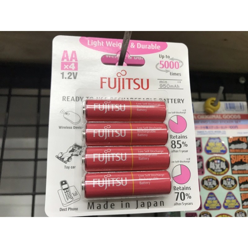 Fujitsu AA 1000mAh battery (4ก้อน)