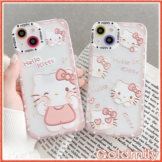 🔥 เคสไอโฟน14ProMax Hello Kitty เคส iPhone 14 Plus ใสแองเจิลอายขอบเหลี่ยมน่ารักสไตล์การ์ตูน Apple iPhone 11 14 เคสi11 Pro Max เคสไอโฟน7พลัส 7 i8plus เคสไอโฟนSE3 2022 12 xr เคสไอโฟน11 Xr 13 XS SE 2022 เคสไอโฟน11 X KT Cat Case