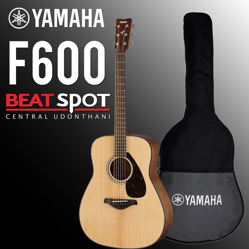 กีตาร์โปร่ง Acoustic Guitar Yamaha F600 Shopee Thailand