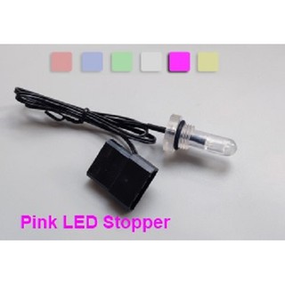 Stoper LED Pink, จุกปิดรูแทงค์ ขนาด 1/4 ไฟled *สีชมพู ชุดน้ำระบบเปิด, Water Cooling, ชุดน้ำ, ระบายความร้อนด้วยน้ำ