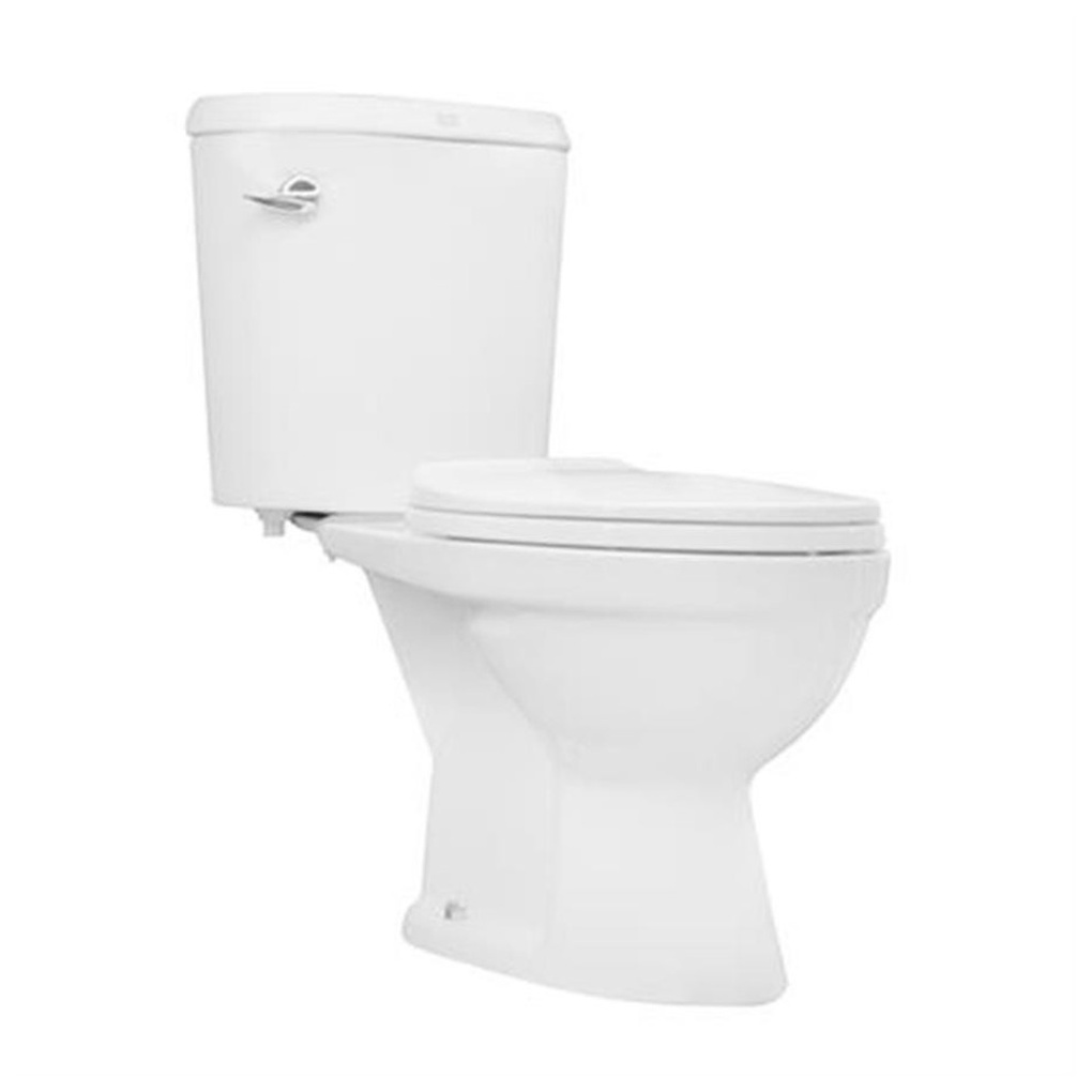 GlobalHouse American Standard สุขภัณฑ์สองชิ้น 4.5L นิววินพลัส  รุ่น  2697SCW-WT-0 ขนาด  สีขาว สินค้า