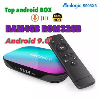 HK1 BOX RAM4GB ROM 32GB Android 9.0 Dual wifi 2.4G &amp;5G 4K 60FPS