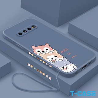 เคส Samsung S10+ S10 Plus S10 S9 S9+ S9 Plus S8 S8+ S8 Plus Soft Case Lovely dog Case TGG