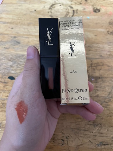 ysl vinyl cream lip stain 434