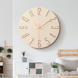 นาฬิกาติดผนัง ♞Minimalist Hanging Clock Living Room ตาข่ายนาฬิกานาฬิกาบ้านแขวนผนังตกแต่งนาฬิกานาฬิกาดูนาฬิกาควอตซ์สร้างส