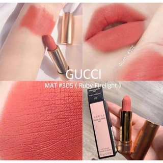 (เบอร์ 201 204 305 505) Gucci Rouge A Levres Mat Lip Colour 3.5g