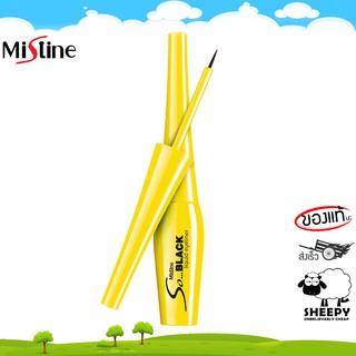 Mistine Eyeliner So Black matte liquid liner 4g. มิสทิน โซ แบล็ค แมท ลิควิด อายไลเนอร์