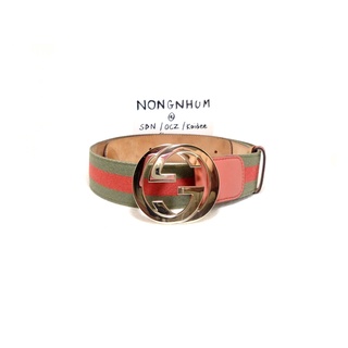 เข็มขัด Gucci belt with Interlocking G buckle sz 85 34  มือ 2 ของแท้