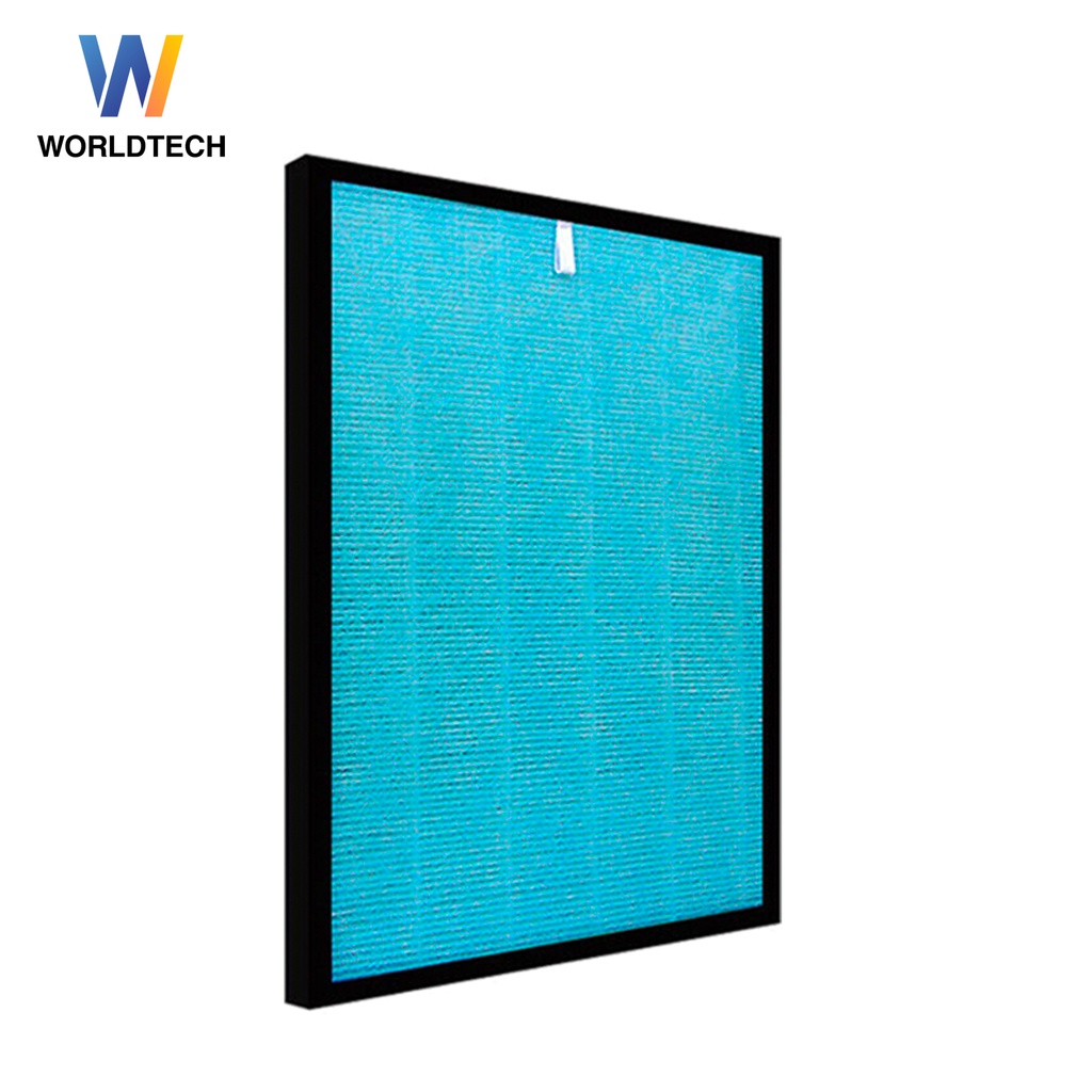 ไส้กรองเครื่องฟอกอากาศ Worldtech รุ่น WT-P40-filter HEPA ไส้กรอง 4 ชั้น กรองฝุ่น PM 2.5 จับฝุ่นละออง