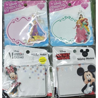 [พร้อมส่ง] Post it การตูนDisney  ลายMickeyMouse+ Princess