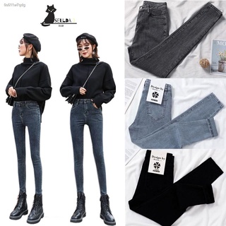 jeansยีนส์☒▬🔥ส่งไวจากไทย🔥SELLDA กางเกงยีนขายาว ทรงสกินนี่ เข้ารูป ใส่สบาย สำหรับผู้หญิง