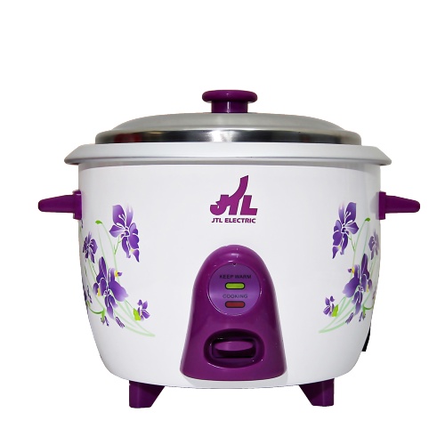 JTLหม้อหุงข้าวอุ่นทิพย์ หม้อหุงข้าวไฟฟ้า ขนาด 1 ลิตร กำลังไฟ 450W (GF) ตัวหม้อหนาพิเศษเก็บความร้อนได้ดี ไม่มีบุบ Sharp