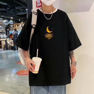 เสื้อยืดลําลอง แขนสั้น คอกลม ทรงหลวม ขนาดใหญ่ สําหรับผู้ชาย และผู้หญิง ไซซ์ M-8XL 8XL